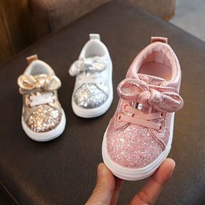 Baby Girls Sequined Sneakers