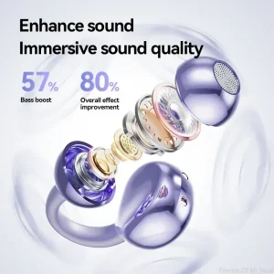 Xiaomi Open Ear Clip Earbuds ENC Wireless Bluetooth5.4 Headphone Noise Cancelling Earphone With Mic For Android iOS