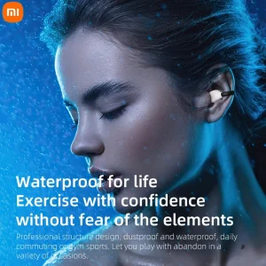 Xiaomi Wireless Earphones Ear Clip Bluetooth5.3 Headphones Earring Sports Bone Conduction Earbuds Waterproof Headset with Mic