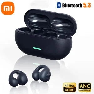 Xiaomi Ear-Clip Bluetooth 5.3 Headphones Bone Conduction Earphone Wireless Earbuds 3D Surround Stereo Bass Sports Headset