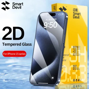 SmartDevil Screen Protector for iPhone 16 Pro Max 16 16 Plus 15 14 13 15Pro X XS XR Tempered Glass Non-full Cover Front Film