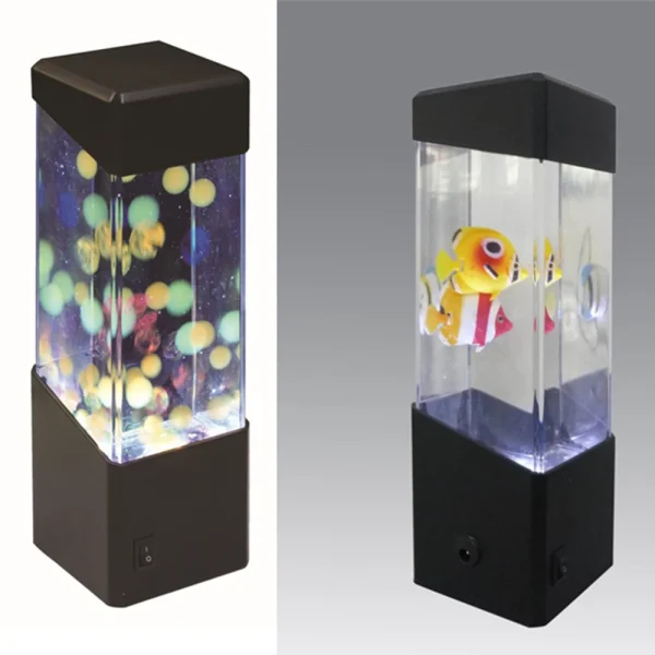 Colorful Led Jellyfish Night Lamp Volcano Lamp Little Fish Lamp Novelty Products Lighting for Mood Light Most Sold Novelties New - Image 3