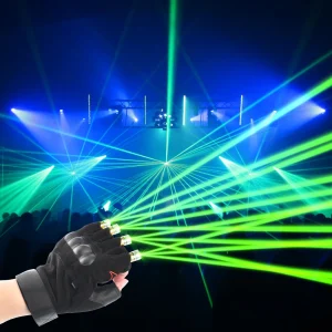 Red/Green/Purple Laser Gloves Dancing Stage Gloves Laser Palm Light for DJ Club/Party/Bars Stage Novelty Light Performance Props