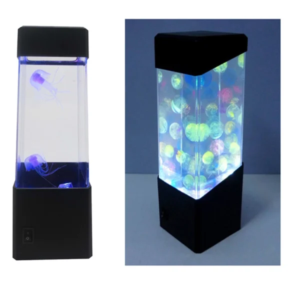 Colorful Led Jellyfish Night Lamp Volcano Lamp Little Fish Lamp Novelty Products Lighting for Mood Light Most Sold Novelties New - Image 4