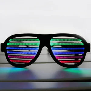 New! USB Sound Reactive Rechargeable LED Glasses for Party,Night Club,Barware,Concert,Sound control novelty,Holiday decoration