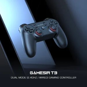 GameSir T3 Wireless Gamepad Game Controller PC Joystick for Android TV Box Desktop Computer Laptop Windows 7 10 11