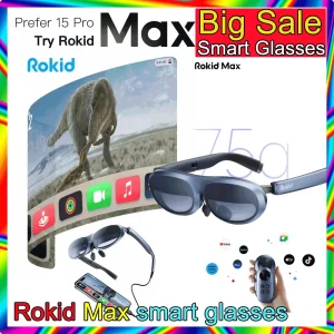 Rokid Max smart glasses 3D game viewing device rokid station smart portable ar glasses for for huawei cast screen phone 15 Pro