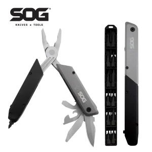 SOG 10 in 1 BATON Q4 Multi-Tool Folding Pliers Knife EDC Portable Multifunctional Screwdriver Kits Pocket Gadget Tool Hand Tools