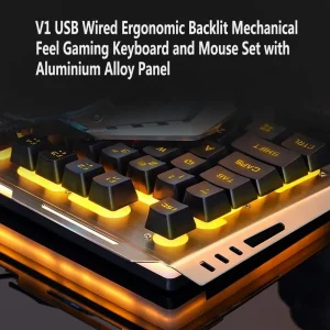 RGB Gaming Keyboard and Mouse Kit Wired/Wireless PC Keyboard USB Gamer Keyboard Backlit for Computer PC Laptop